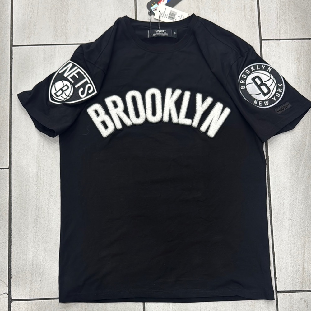 NBA Brooklyn Nets Black Short Sleeve Tee